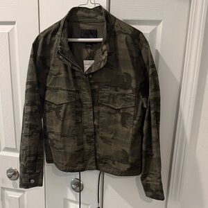 Sanctuary Khaki/Camo Tailored Jacket